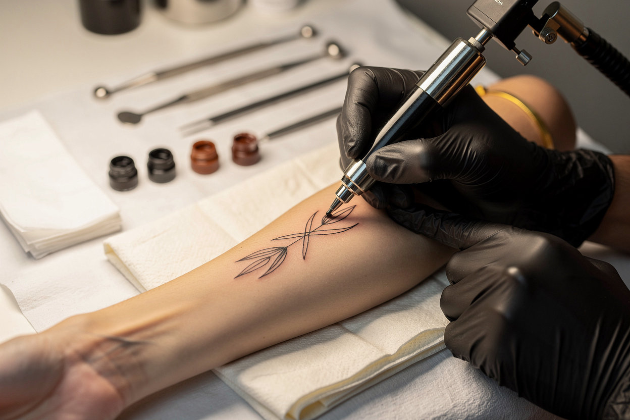 Het Inkt Potje fine-line tattoo studio in Zutphen - intimate appointment-only tattoo experience with custom designs