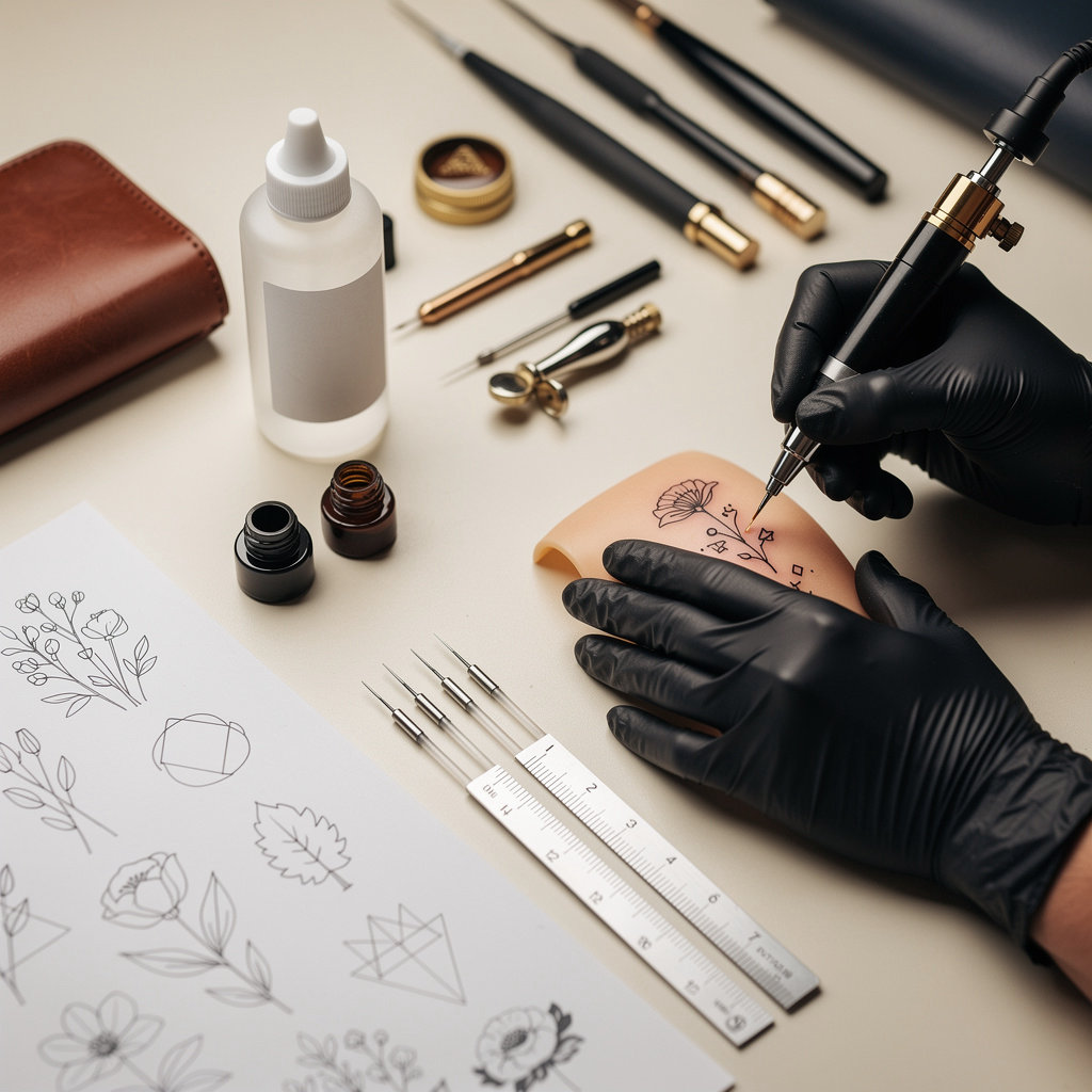Het Inkt Potje fine-line tattoo services - custom designs and detail work in Zutphen